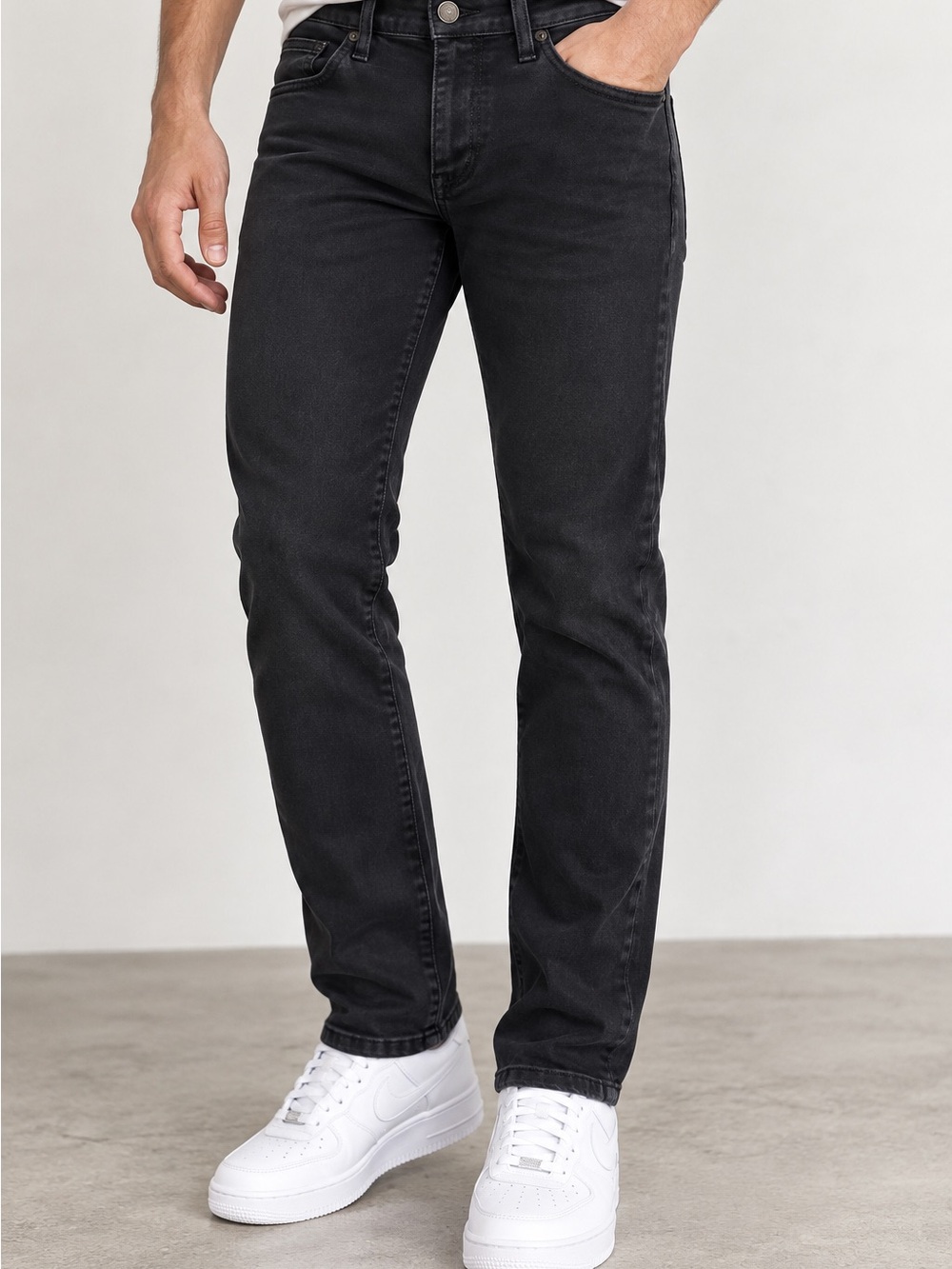 Joe's Jeans Slim Straight Black Denim